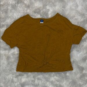 Old Navy Mustard Crop Top